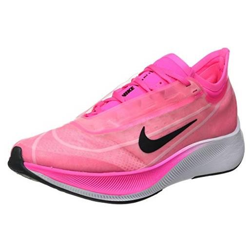 Nike zoom fly 3, scarpe da corsa donna, multicolore (pink blast/true berry/atmosphere grey 600), 42 eu