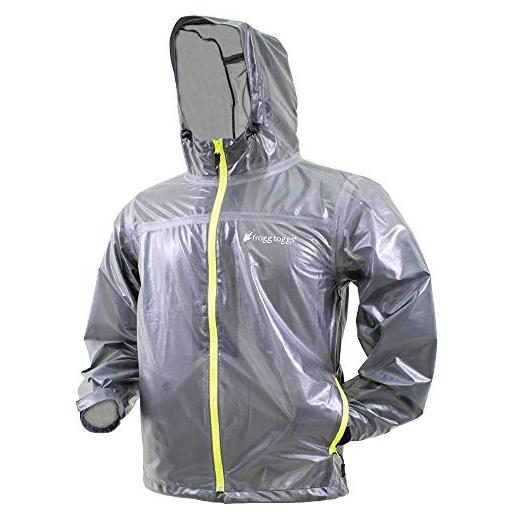 FROGG TOGGS xtreme lite - giacca impermeabile e traspirante da uomo, uomo, giacca, xtl62101-01-lg, grigio, l