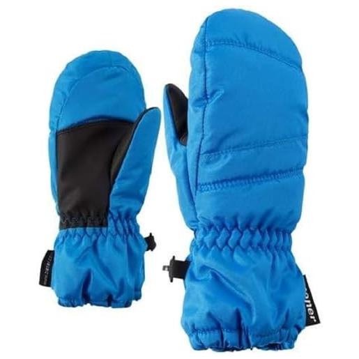 Ziener baby lamya minis - guanti da sci, bambino unisex, 801960, persiano blu, 86 cm