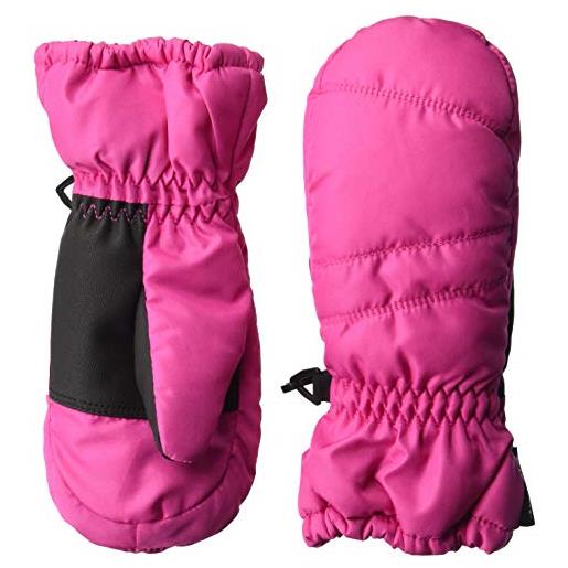 Ziener baby lamya minis - guanti da sci, bambino unisex, 801960, rosa - pop pink, 110