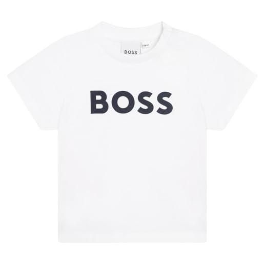 BOSS - tee shirt bianco 100% cotone 3anni