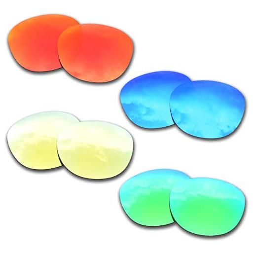 SOODASE per oakley latch occhiali da sole rosso/blu/oro/verde lenti di ricambio polarizzate