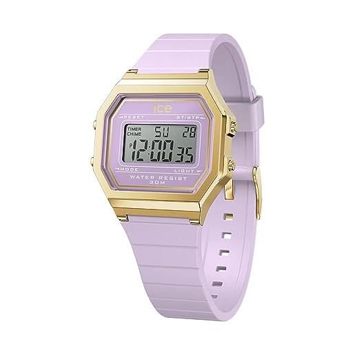 Ice-watch - ice digit retro lavender petal - orologio porpora da donna con cinturino in plastica - 022061 (small)