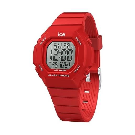 Ice-watch - ice digit ultra red - orologio rosso da bambini (unisex) con cinturino in plastica - 022099 (small)