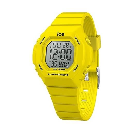 Ice-watch - ice digit ultra yellow - orologio giallo da bambini (unisex) con cinturino in plastica - 022098 (small)