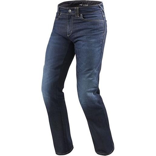 Rev'it pantaloni moto jeans Rev'it philly 2 dark blu l32