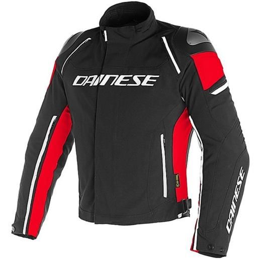 Dainese giacca moto in tessuto Dainese racing 3 d-dry nero rosso