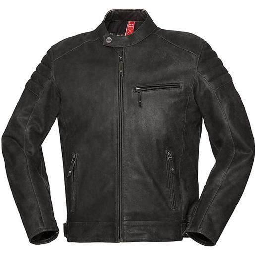Ixs giacca moto in pelle custom Ixs classica ld cruise nero