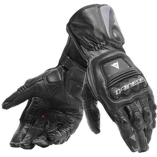 Dainese guanti moto in pelle racing Dainese steel-pro nero antracite