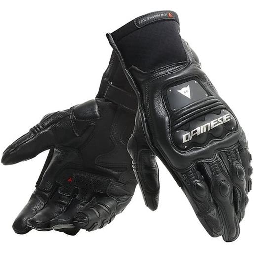 Dainese guanti moto in pelle racing Dainese steel-pro in nero antrac