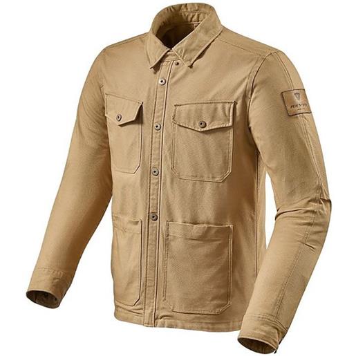 Rev'it giacca moto in tessuto canvas Rev'it overshirt worker sand