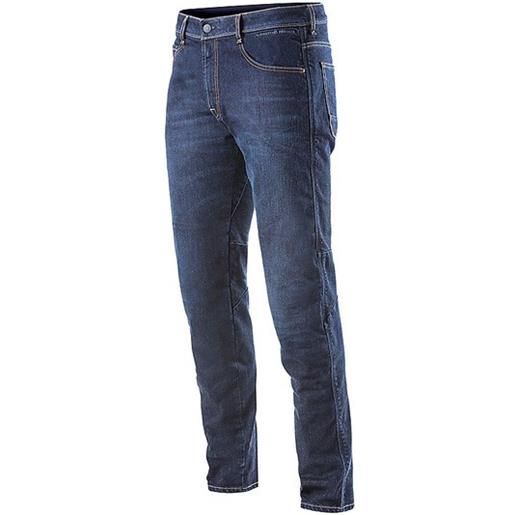 Alpinestars jeans pantaloni moto Alpinestars radium denim mid tone blu