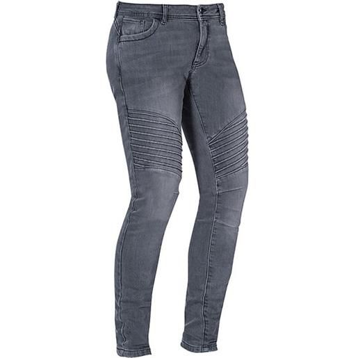 Ixon pantaloni jeans donna moto certificati Ixon vicky grigio