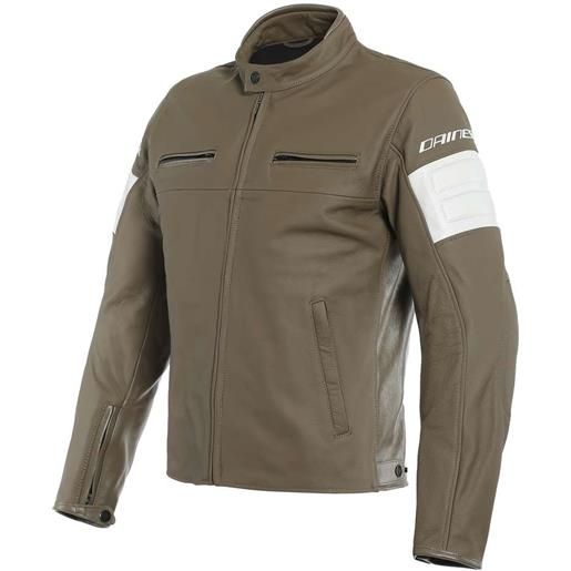 Dainese giubbotto moto in pelle custom Dainese san diego marrone chi