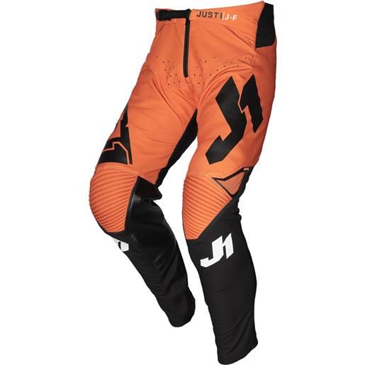 Just1 pantaloni moto cross enduro Just1 j-flex aria nero orange