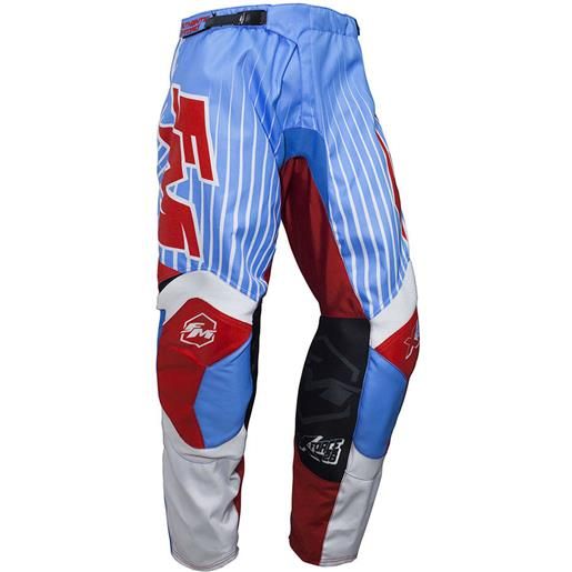 Fm racing pantalone moto cross enduro fm racing x28 force celeste ross