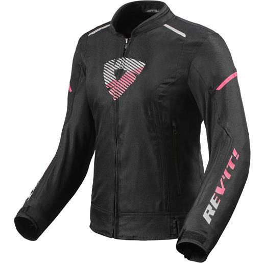 Rev'it giubbotto moto da donna Rev'it sprint h2o nero rosa