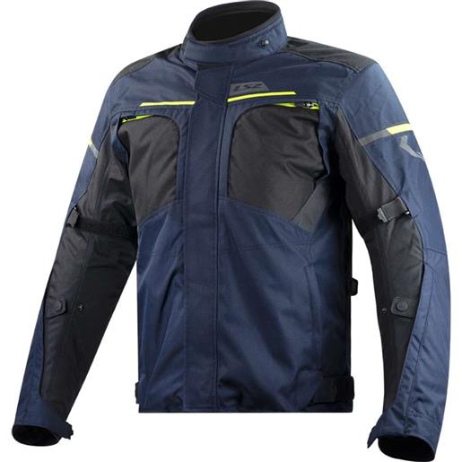 Ls2 giacca moto tecnica ls2 endurance man blu nero giallo fluo