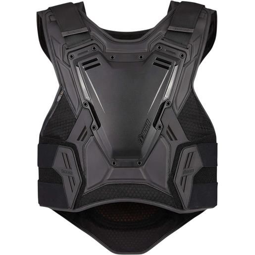 Icon protezione pettorina totale Icon field armor 3 stealth nera