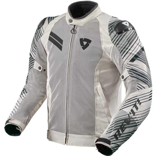 Rev'it giacca moto sportiva Rev'it apex air grigio chiaro nero