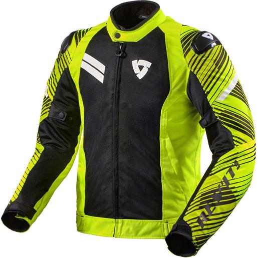 Rev'it giacca moto sportiva Rev'it apex air giallo neon nero