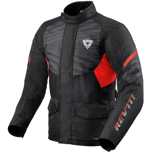 Rev'it giacca moto sportiva Rev'it duke h2o nero rosso
