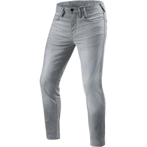 Rev'it jeans moto Rev'it piston 2 sk grigio chiaro slavato l34