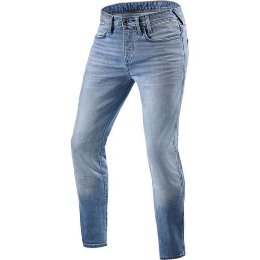 Rev'it jeans moto Rev'it piston 2 sk azzurro slavato l36