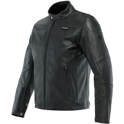 Dainese giacca moto in pelle Dainese mike 3 nero