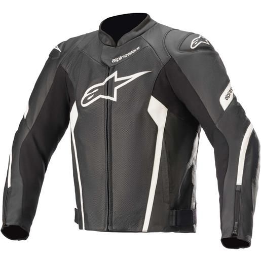 Alpinestars giubbotto moto in pelle Alpinestars faster v2 airflow nero b