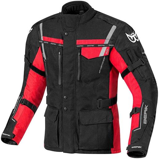 Berik giacca moto tessuto Berik 2.0 touring nj 173321 ce nero ross