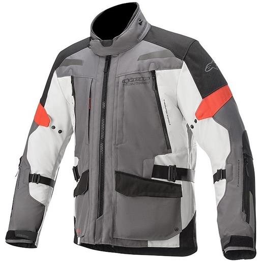 Alpinestars giacca moto in tessuto Alpinestars valparaiso v3 drystar gri
