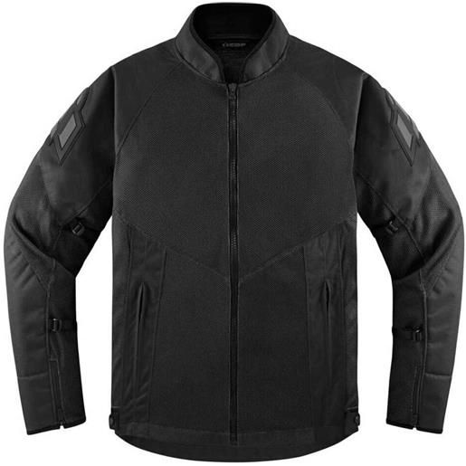 Icon giubbotto moto estivo Icon mesh af nero