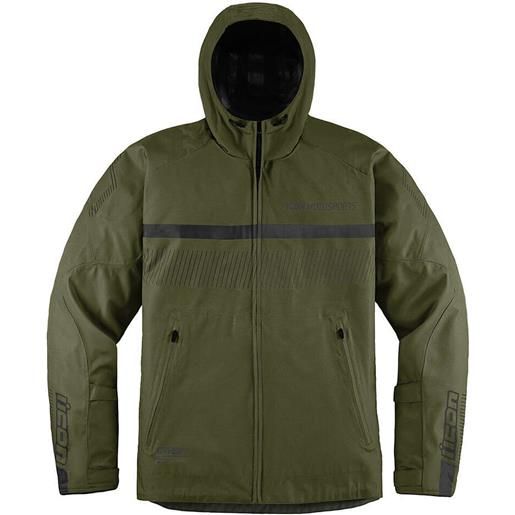 Icon giubbotto moto Icon pdx3 verde oliva