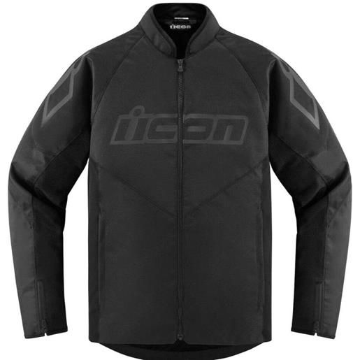 Icon giubbotto moto in tessuto Icon hooligan ce nero