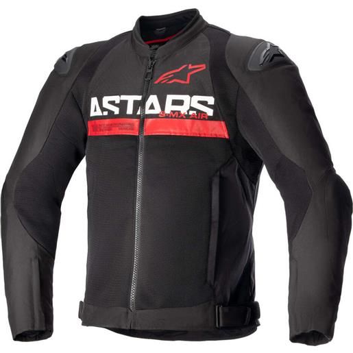 Alpinestars giacca moto traforata Alpinestars smx air rosso nero