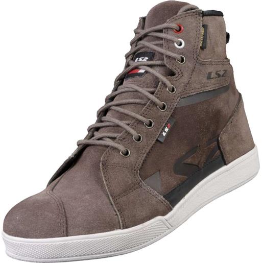 Ls2 scarpe moto casual ls2 downtown man wp taupe