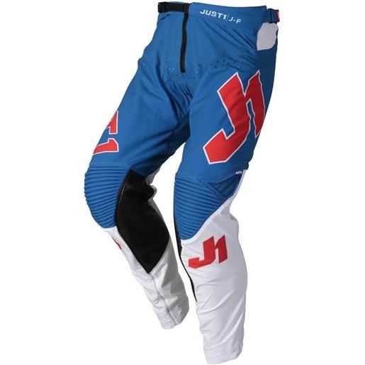 Just1 pantaloni moto cross enduro Just1 j-flex adrenaline rosso bl