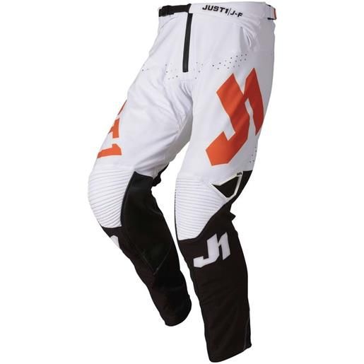 Just1 pantaloni moto cross enduro Just1 j-flex adrenaline bianco a