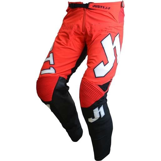 Just1 pantaloni moto cross enduro Just1 j-flex adrenaline rosso bi