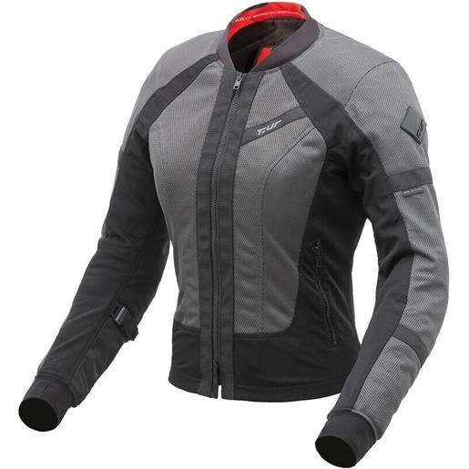 Tucano urbano giubbotto moto donna estivo t-ur atlas lady nero grigio