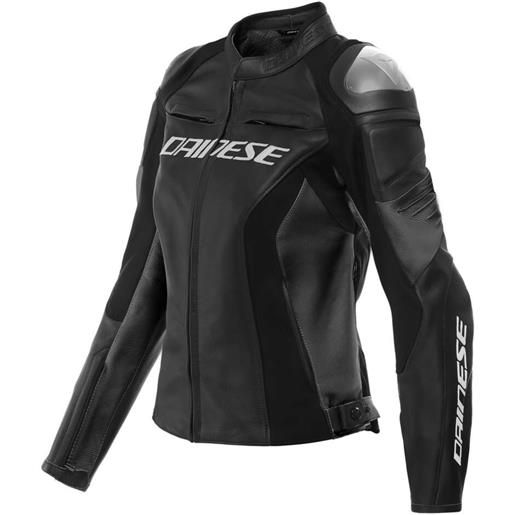 Dainese giacca moto donna in pelle Dainese racing 4 lady nero