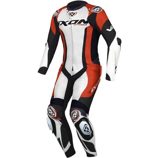 Ixon tuta moto intera Ixon vortex 3 bianco nero rosso