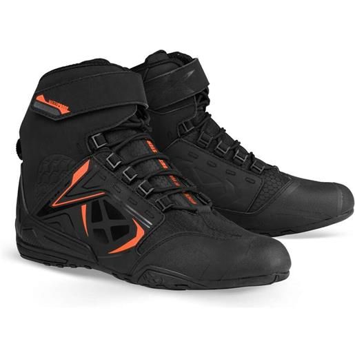 Ixon scarpe moto Ixon killer wp nero arancio
