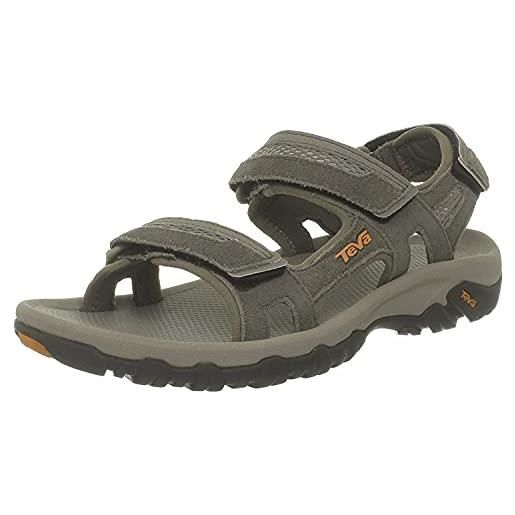 Teva hudson, sandali a punta aperta uomo, beige (bungee cord bngg), 39.5 eu