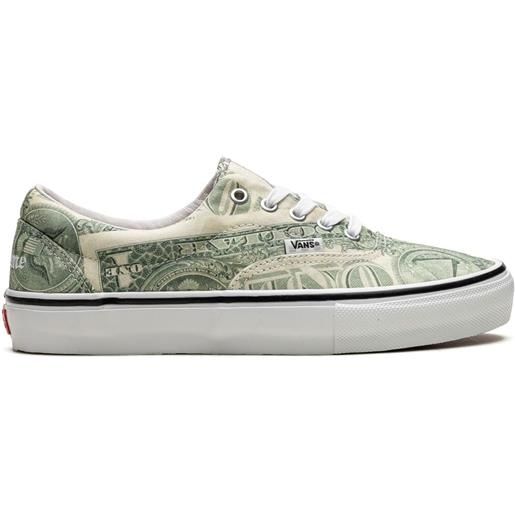 Vans "sneakers skate era ""dollar bill-green"" x supreme" - verde