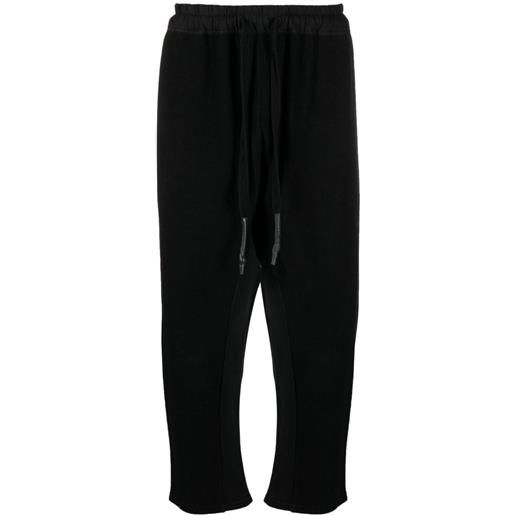 Isaac Sellam Experience pantaloni crop con cavallo basso - nero