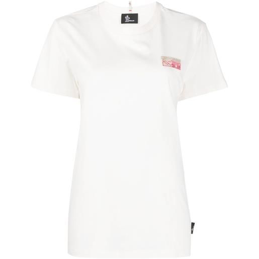 Moncler Grenoble t-shirt con ricamo - bianco