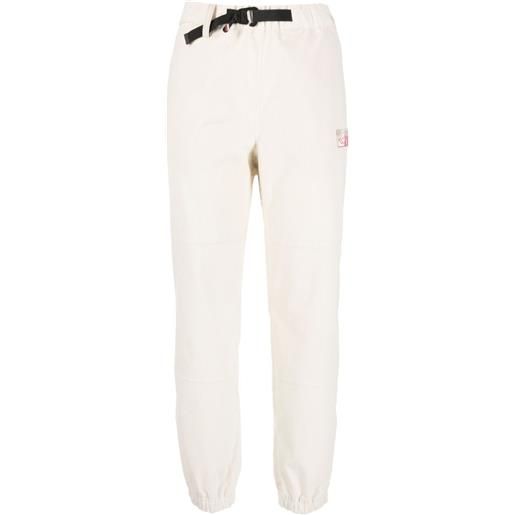 Moncler Grenoble pantaloni sportivi con applicazione - bianco