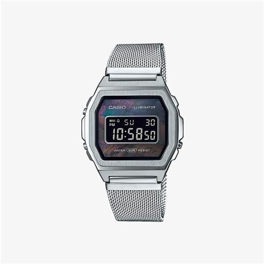Casio collection vintage a1000m-1bef silver